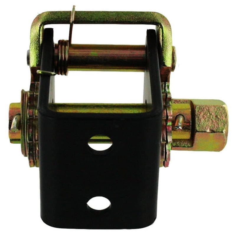 US Cargo Control Left Lashing Winches For Flatbed Trailer (2-Pack), 2 Inch Winch Holds Up 3 Feet of 2 Inch Webbing, Bolt-On Winch for Bottom Mount, 3,333 LBS Working Load Limit - Image 2